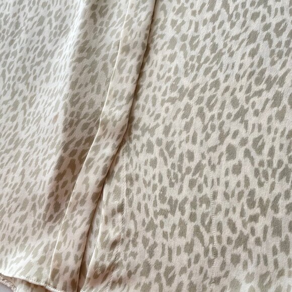 Aritzia Silk Leopard Print Silk Blouse - Picture 10 of 15